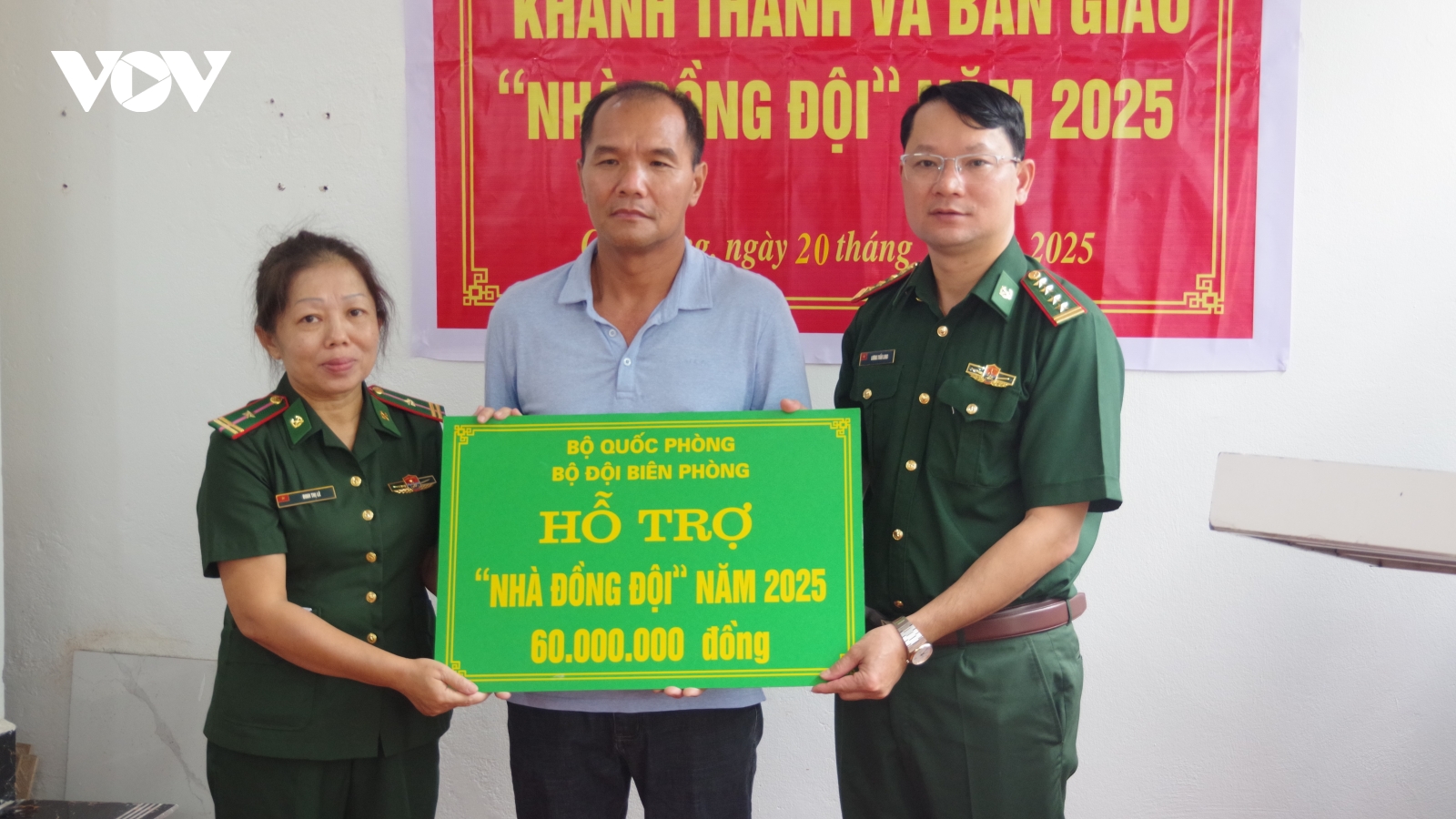 Cao Bằng: Bàn giao “Nhà đồng đội” cho quân nhân có hoàn cảnh khó khăn